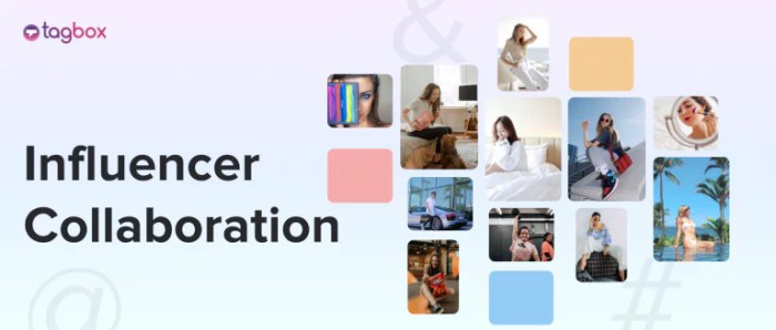Influencer video collaborations